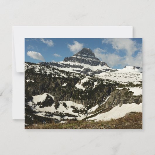 Reynolds Mountain vanuit Logan Pass bij Glacier Pa (Voorkant)