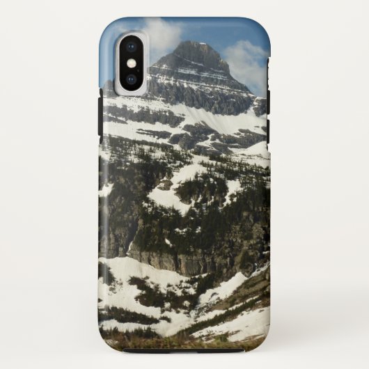 Reynolds Mountain vanuit Logan Pass bij Glacier Pa Case-Mate iPhone Case (Achterkant)