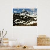 Reynolds Mountain vanuit Logan Pass bij Glacier Pa Poster (Keuken)