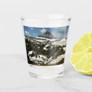 Reynolds Mountain vanuit Logan Pass bij Glacier Pa Shot Glas