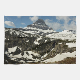 Reynolds Mountain vanuit Logan Pass bij Glacier Pa Theedoek