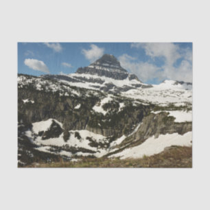 Reynolds Mountain vanuit Logan Pass bij Glacier Pa Tissuepapier