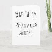 Reyt goede verjaardagskaart kaart (Voorkant)