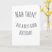 Reyt goede verjaardagskaart kaart (Gele Bloem)