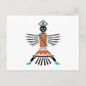 Rez Knifewing Warrior Briefkaart (Voorkant)