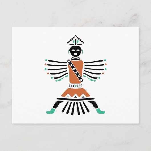 Rez Knifewing Warrior Briefkaart (Voorkant)