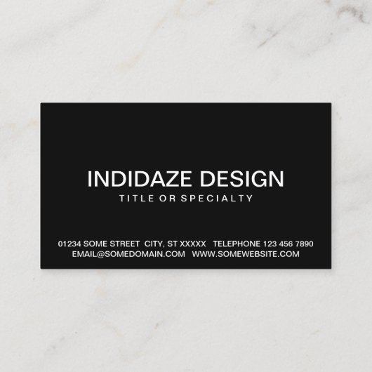 Rez Knifewing Warrior Visitekaartje (Achterkant)