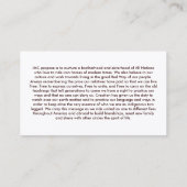 Rez Riders IMC Visitekaartje (Achterkant)