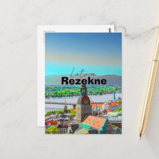 Rezekne poster, Rezekne Wall Art, Rezekne Print, R Briefkaart