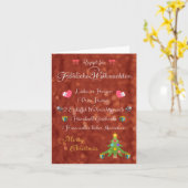 Rezept für fröhliche Weihnachten! Kaart (Gele Bloem)