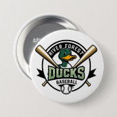 RF Ducks pin Ronde Button 7,6 Cm (Voorkant /achterkant)