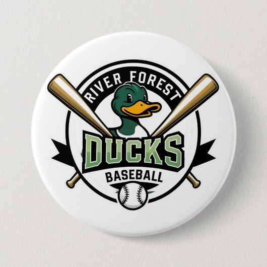 RF Ducks pin Ronde Button 7,6 Cm (Voorkant)