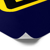 rf Waarschuwingsbord Poster (Hoek)