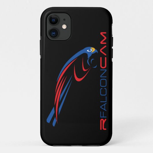 Rfalconcam Logo Black Hoesje-Mate iPhone 5 Case-Mate iPhone Case (Achterkant)
