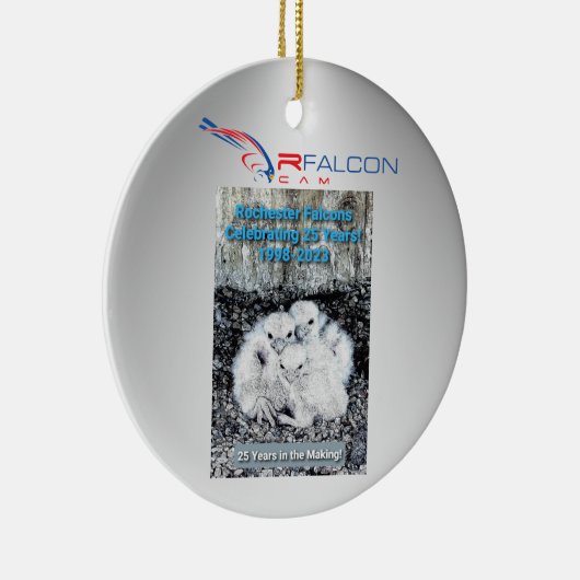 Rfalconcam-ROC Falcons 25 jaar Ornament (Rechts)