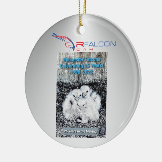 Rfalconcam-ROC Falcons 25 jaar Ornament (Links)