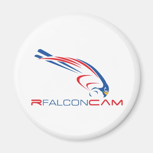 Rfalconcam ronde magneet (Voorkant)