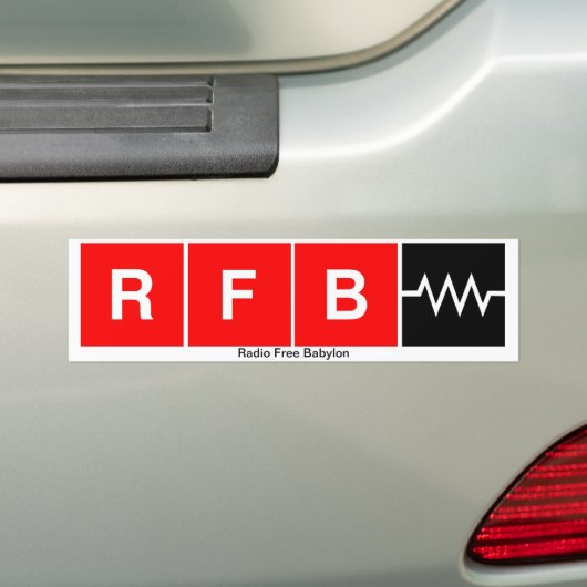 RFB-Bumpersticker Bumpersticker (Op auto)