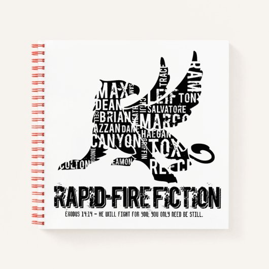 RFF Griffin Sketchbook Jubileum BLK Logo Notitieboek (Voorkant)