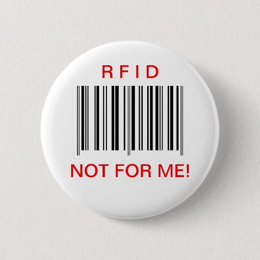 "RFID"-Button Ronde Button 5,7 Cm (Voorkant)