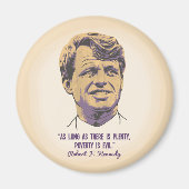 RFK - armoede is kwaad Magneet (Voorkant)