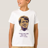 RFK - armoede is kwaad T-shirt (Voorkant)