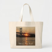 "RFK Bridge at Sunset" Astoria, NY Jumbo Tas (Voorkant)