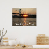 "RFK Bridge at Sunset" Astoria, NY Poster (Keuken)