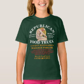 RFK CDC HOA KANKER GENEZEN MIRAKEL SOA TRUMP LEUGE T-SHIRT (Voorkant)