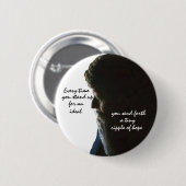 RFK: Een sprankje hoop Ronde Button 5,7 Cm (Voorkant /achterkant)