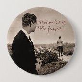 RFK en JFK Ronde Button 4,0 Cm (Voorkant)