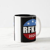 RFK Jr 2024 Tweekleurige Koffiemok (Voorkant rechts)