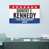 RFK JR Kennedy voor President - Campaign Spandoek (Beurs)