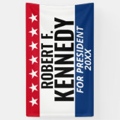 RFK JR Kennedy voor President - Campaign Spandoek (Verticaal)