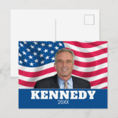RFK JR - Robert Kennedy Foto 2024 Briefkaart (Voorkant / Achterkant)