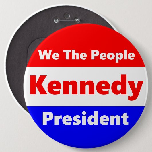 RFK JR RONDE BUTTON 6,0 CM (Voorkant /achterkant)