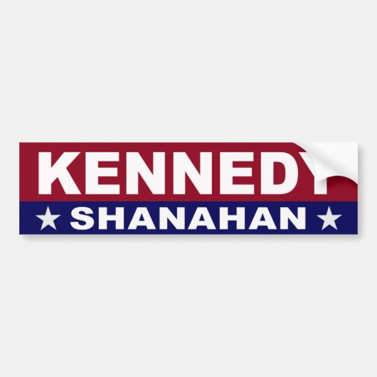 RFK JR SHANAHAN BUMPERSTICKER (Voorkant)