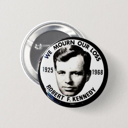 RFK Mourn - Button (Voorkant /achterkant)