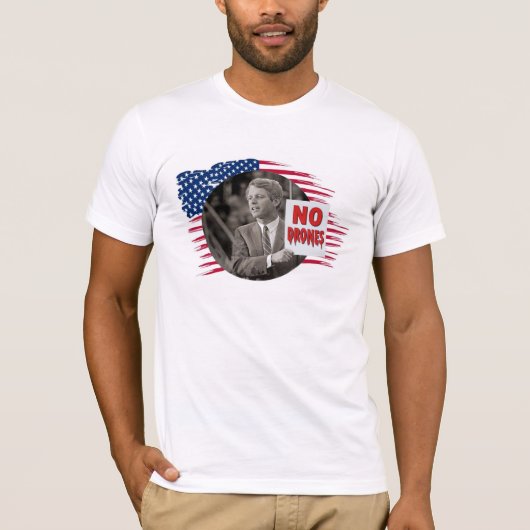 RFK: NO DRONES T-SHIRT (Voorkant)