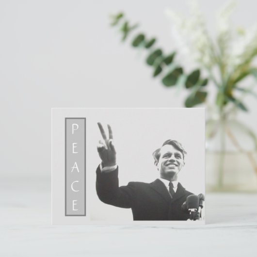 RFK PEACE BRIEFKAART (Staand voorkant)