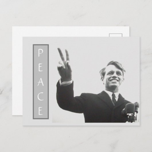 RFK PEACE BRIEFKAART (Voorkant / Achterkant)