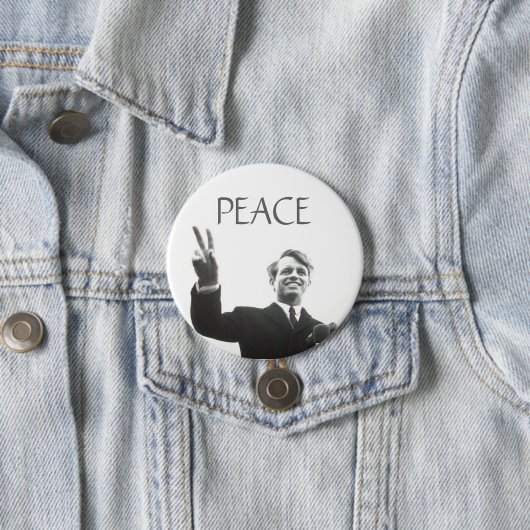 RFK PEACE RONDE BUTTON 7,6 CM (In situ)