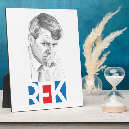RFK: Robert Kennedy Fotoplaat (Zijkant)