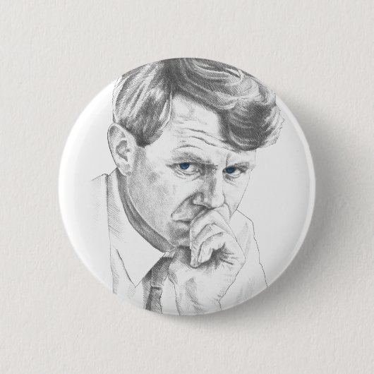 RFK: Robert Kennedy Pin Button (Voorkant)