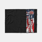 RFK stuurde me naar Fat Camp Fleece Deken (Voorkant (Horizontaal))