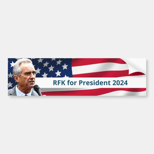 RFK voor President 2024 Bumpersticker (Voorkant)