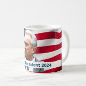 RFK voor President 2024 Koffiemok (Voorkant rechts)