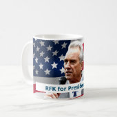 RFK voor President 2024 Koffiemok (Voorkant links)