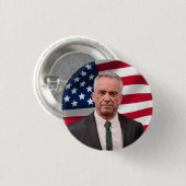 RFK voor President 2024 Ronde Button 3,2 Cm (Voorkant /achterkant)