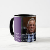 RFK zegt: Drink deze koffie niet!  Mok (Voorkant links)